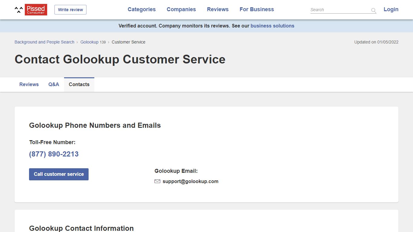 Golookup Customer Service Phone Number (877) 890-2213, Email, Help Center